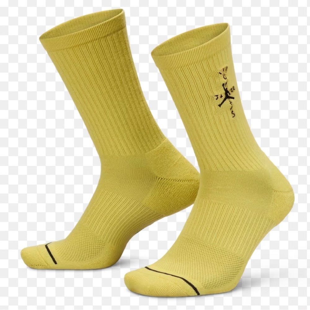 Nike Jordan Travis Scott Everyday Cushion Crew Socks Black Size M  FV4054-308